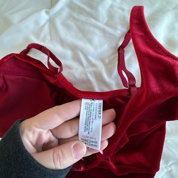 Velvet bodysuit - Picture 2 of 3